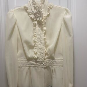 Alice Temperley Cream Blouse